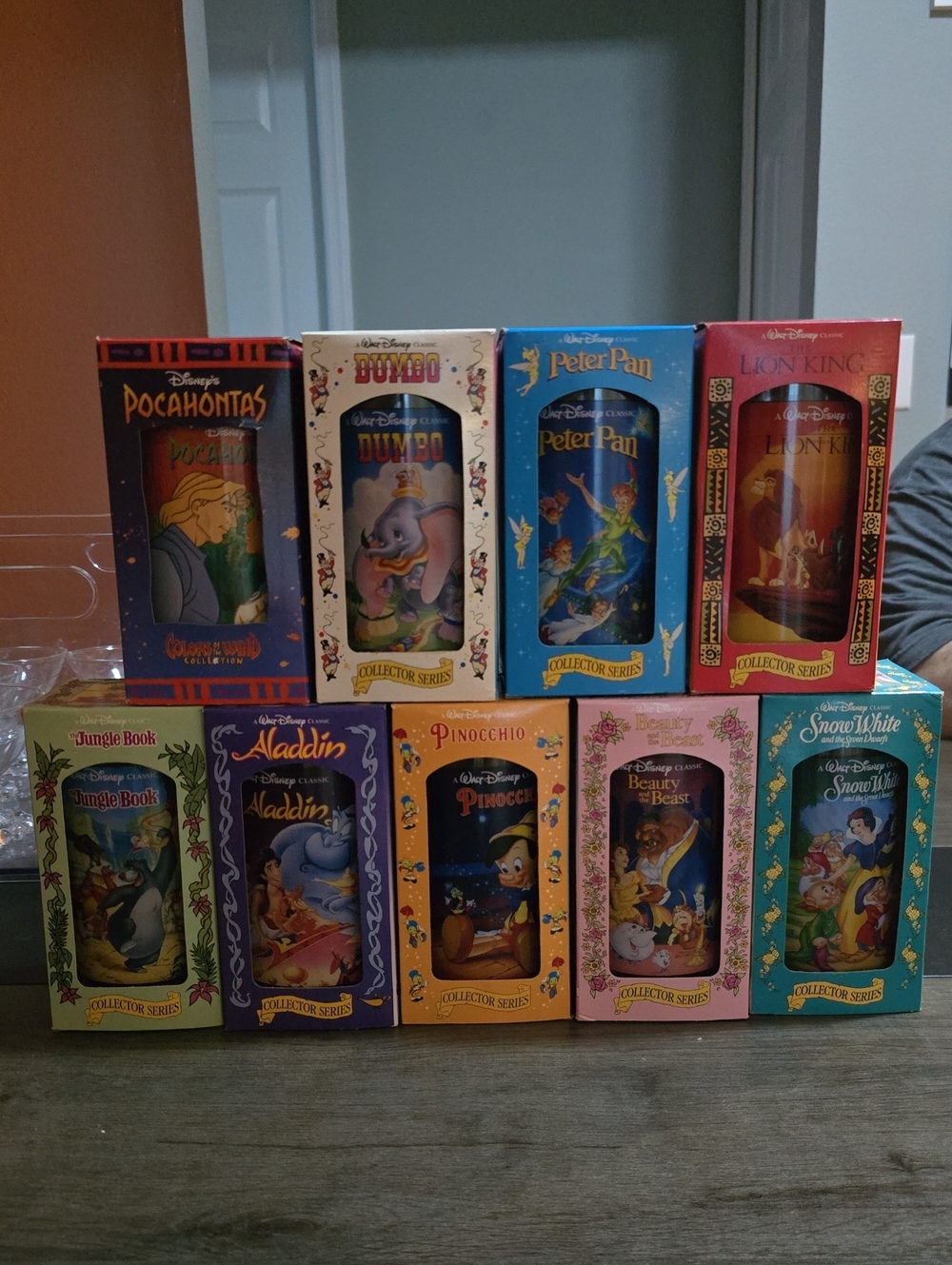 Disney Classic Collector Series Kids Toy VHS-Style Boxes - Multicolor